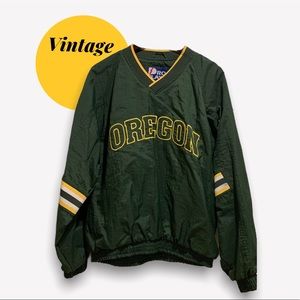 Vintage Oregon Duck Crew Neck Wind Breaker, Golf Jacket Size Men’s Medium